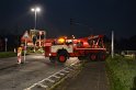 VU LKW umgestuerzt Feldkassel Industriestr Robert Boschstr P154